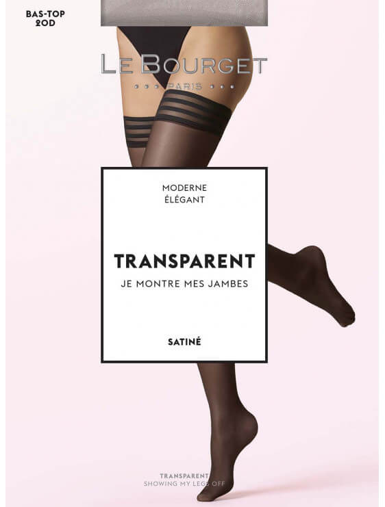 Bas Top transparent Satine 20D