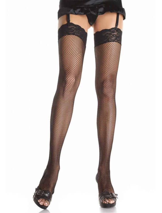 Bas leg avenue Fishnet 20 deniers noir