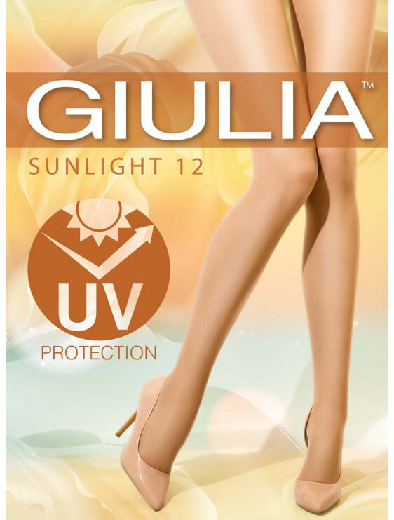 Collant giulia Sunlight anti UV 12 deniers nude