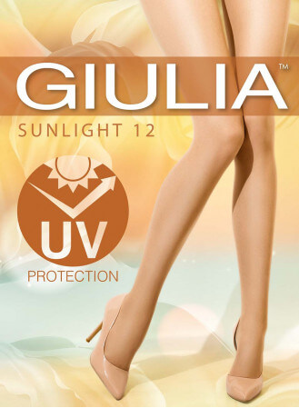 Collant giulia Sunlight anti UV 12 deniers nude