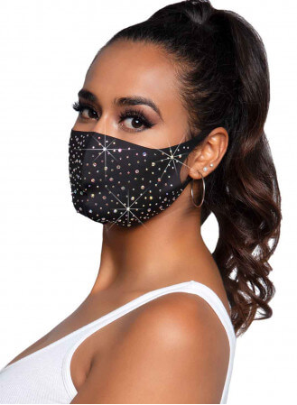 Masque lavable Naya strass