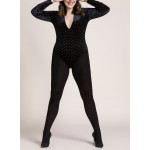 Collant microfibre Plus Size noir 60 deniers