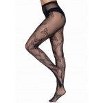 Collant BUTTERFLY noir résille leg avenue