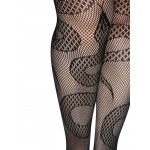 Collant résille SNAKE grande taille marque leg avenue