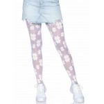 Collant FLOWER 20D coloris blanc