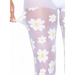 Collant FLOWER 20D coloris blanc