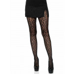 Collant LEOPARD noir de la marque leg avenue