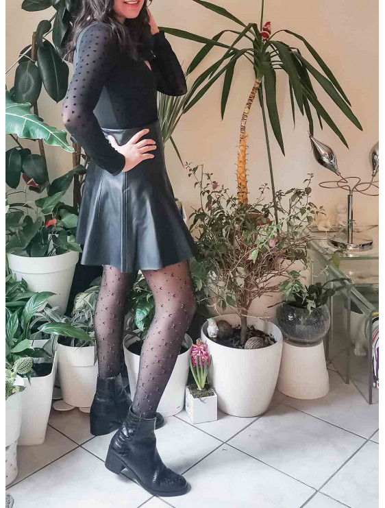 Collant Rissa porté marque fiore noir 20D