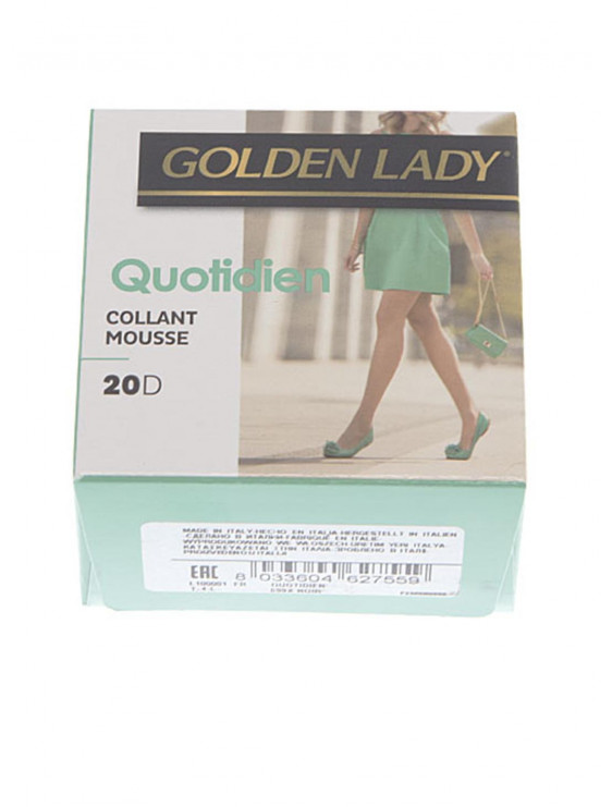 Collant mousse quotidien golden lady 20 deniers packaging