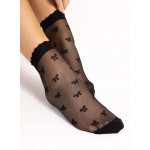 Socquette Fiore Hey baby noir 15D