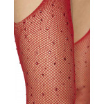 Strip Panty Leg avenue Lurex rouge détail