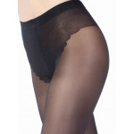 Golden Lady Collant fin - Transparent - Grande taille Noir - Sous