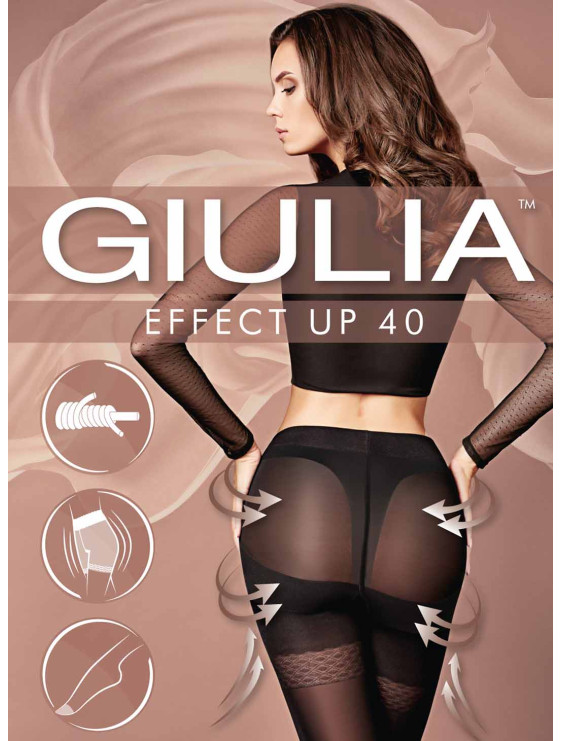 Collant giulia Effect Up 40 deniers Noir