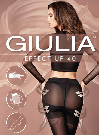 Collant giulia Effect Up 40 deniers Noir