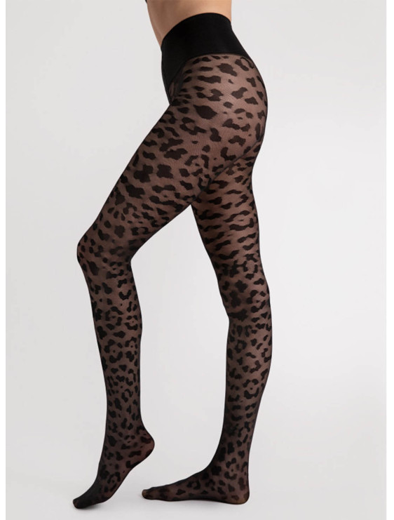 Collant fiore Echo 30 deniers leopard