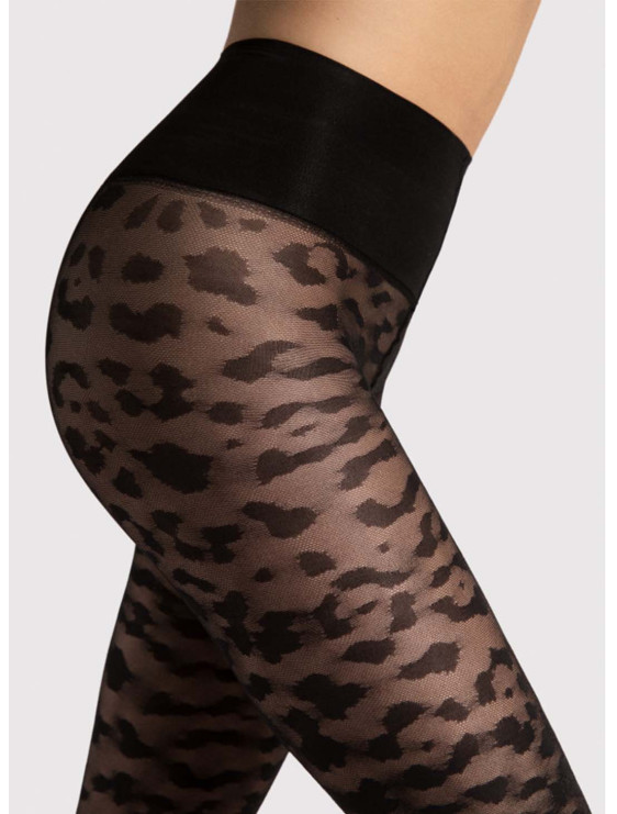 Collant fiore Echo 30 deniers leopard