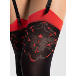 Bas Fiore Variété noir et rouge 40 deniers