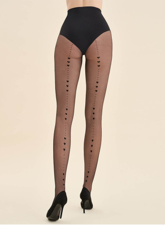 Collant Gabriella Amori 20 deniers noir