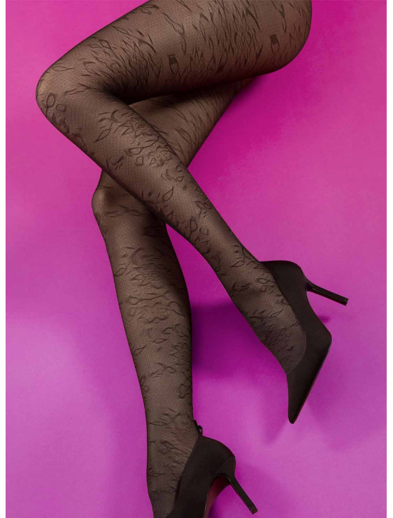 Collant Fiore Stephanie 30 deniers noir