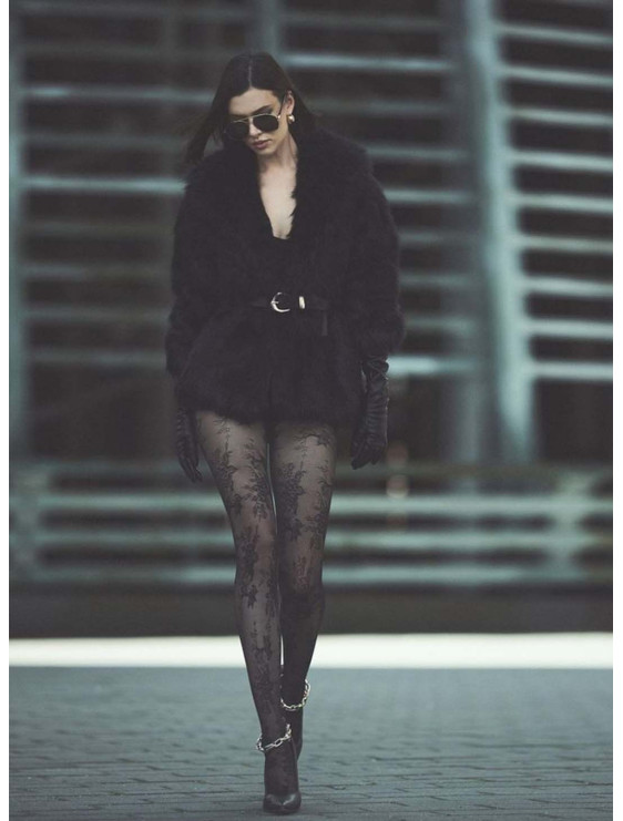 Collant Gabriella Carmela micro résille