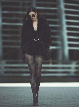 Collant Gabriella Carmela micro résille