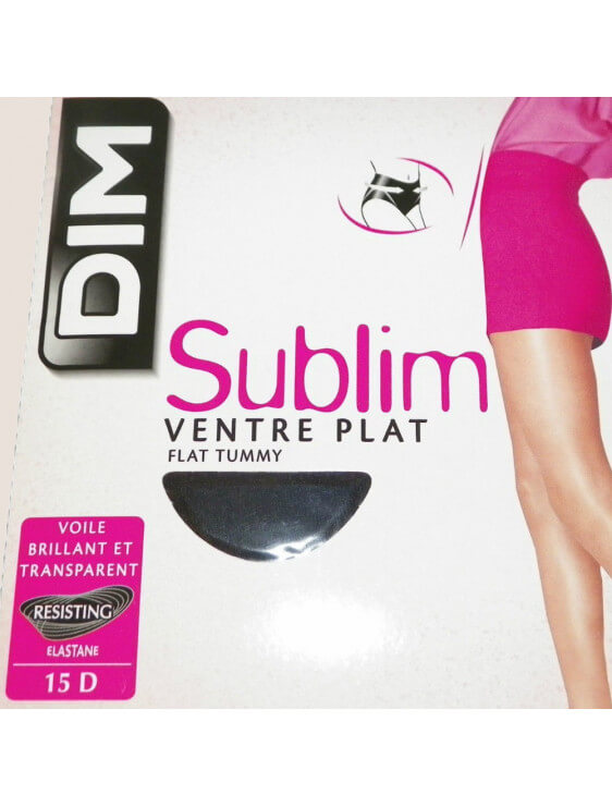 collant dim sublim ventre plat 15 deniers noir détail