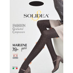 collant de contention solidea marlene noir 70 deniers detail