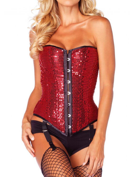 Corset avec sequins