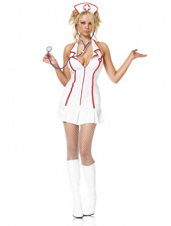 costume sexy leg avenue infirmière face large