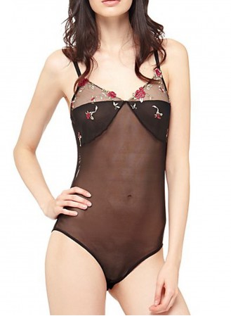 Body Guess Transparent Fleurs