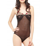 Body Guess Transparent Fleurs