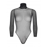 Body leg avenue Turtleneck Résille noir leg avenue