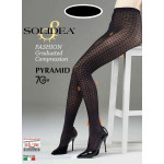 Collant de Compression Solidea Pyramid 70 deniers noir assise